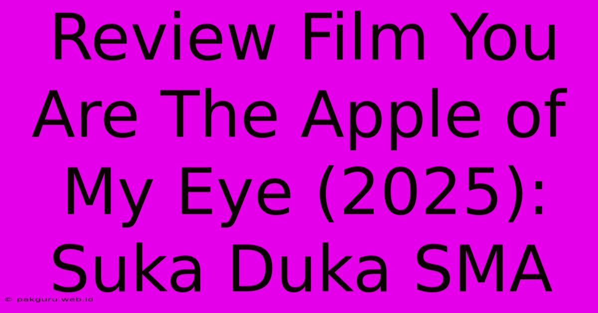 Review Film You Are The Apple Of My Eye (2025):  Suka Duka SMA